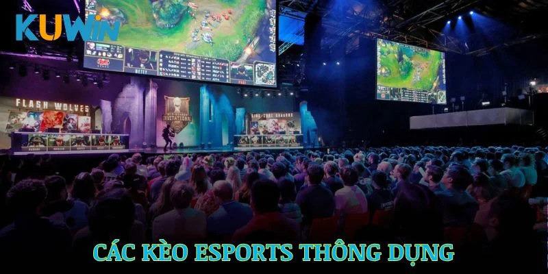 Các kèo Esports thông dụng bạn cần nắm
